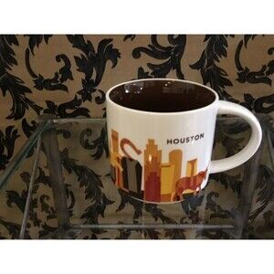 Starbucks collectible You Are Here Houston 14oz  Coffee Mug